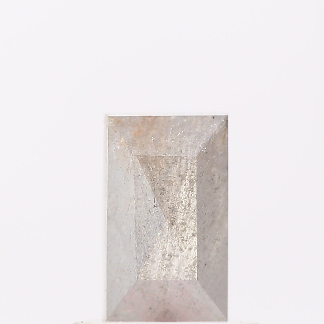 salt and pepper diamond ! 0.85 Ct 6.10 x 3.70 x 2.80 MM natural gray baguette loose diamond for engagement ring for her